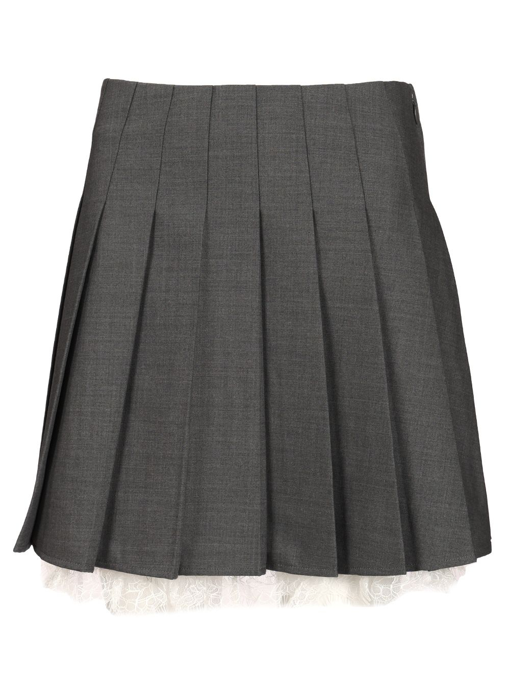 [Self-portrait] Mini skirt CO PF26-006SK-GRGREY