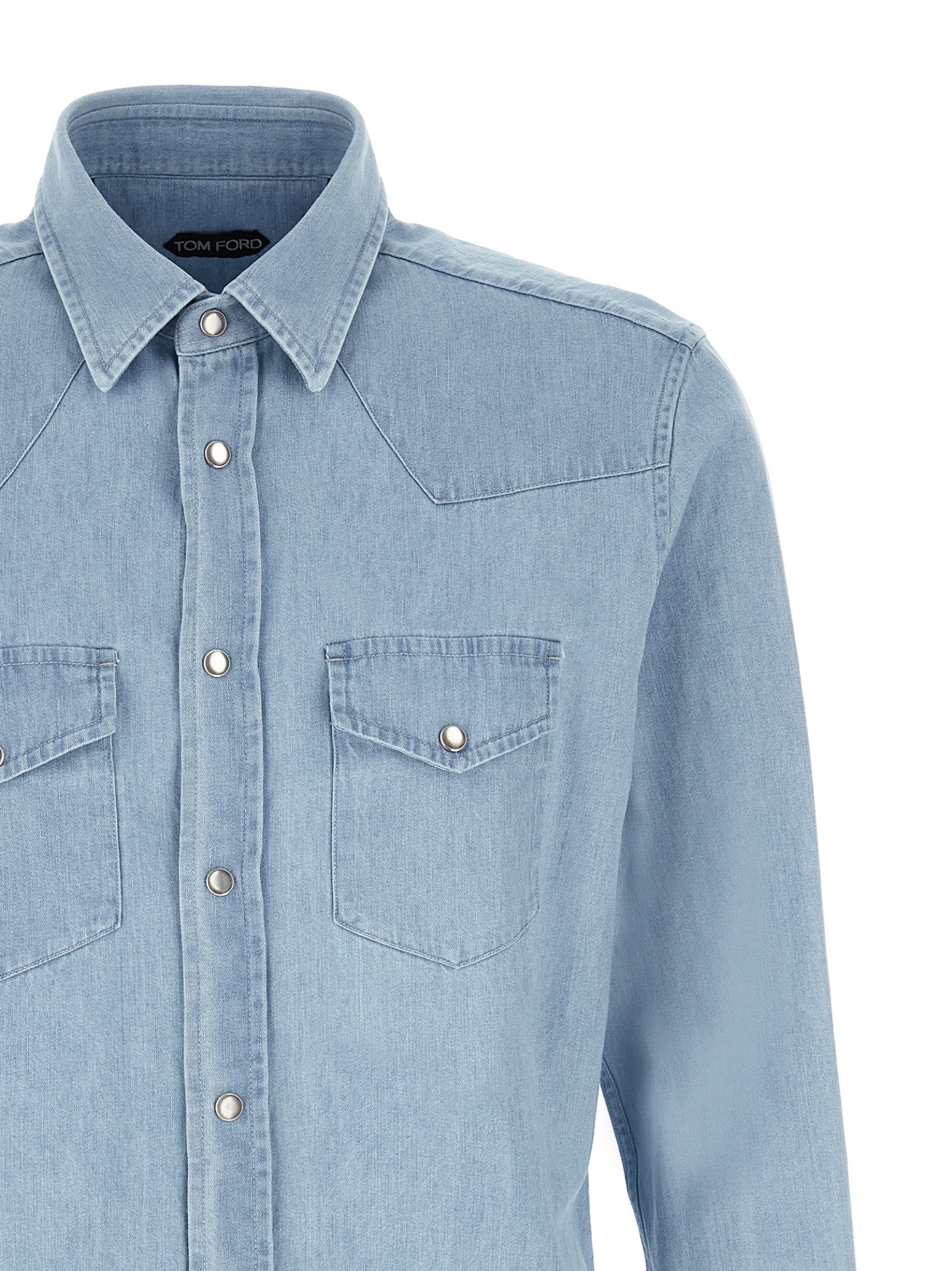 [Tom Ford] Shirts Long Sleeve SS26 HDS001FMC315UAN