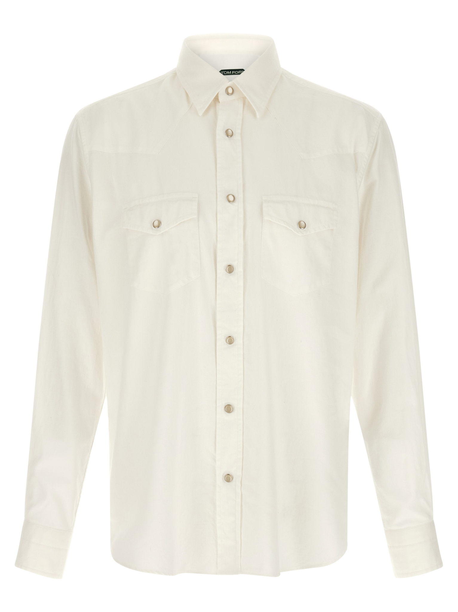 [Tom Ford] Shirts Short Sleeve SS26 HDS001FMC296WAB