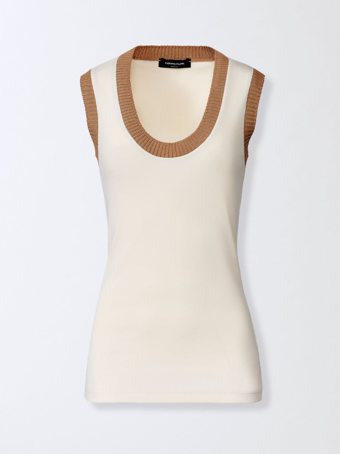 [Fabiana Filippi] T-shirts Sleeveless SS26 JED276F582M224 VR2