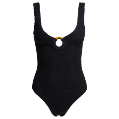 [Hunza G] Swimsuit SS26 CELINE SWIMCRINKLEBLACK