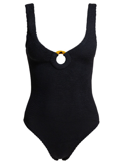 [Hunza G] Swimsuit SS26 CELINE SWIMCRINKLEBLACK