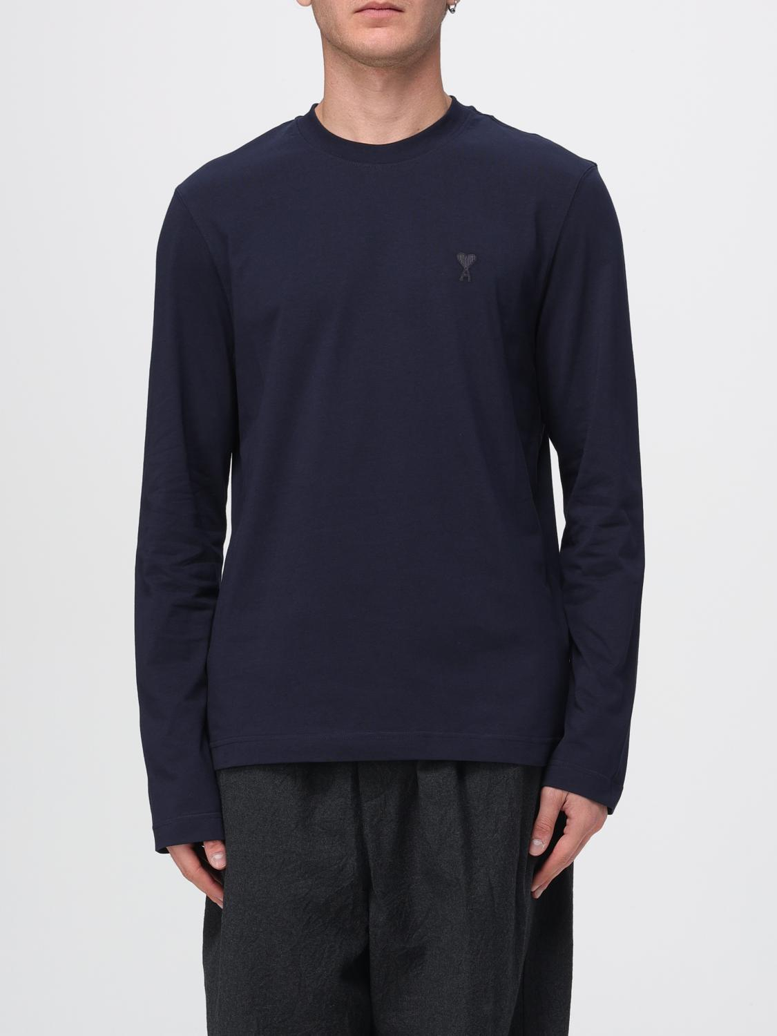 [Ami Paris] T-shirts Long Sleeve FW25 BFUTS235724 198