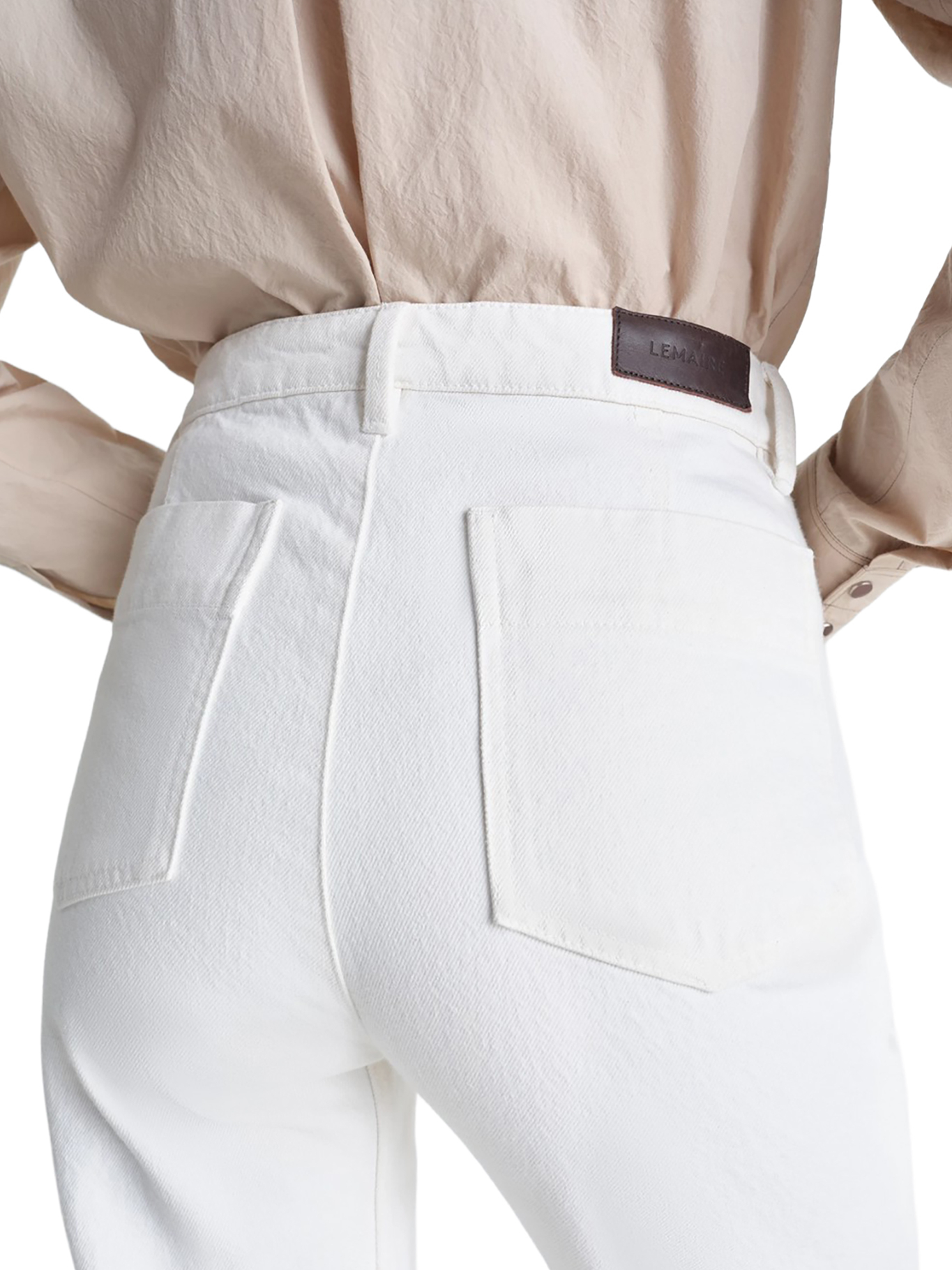 [LEMAIRE] Trousers SS26 PA1226LD1070WH086 MILK