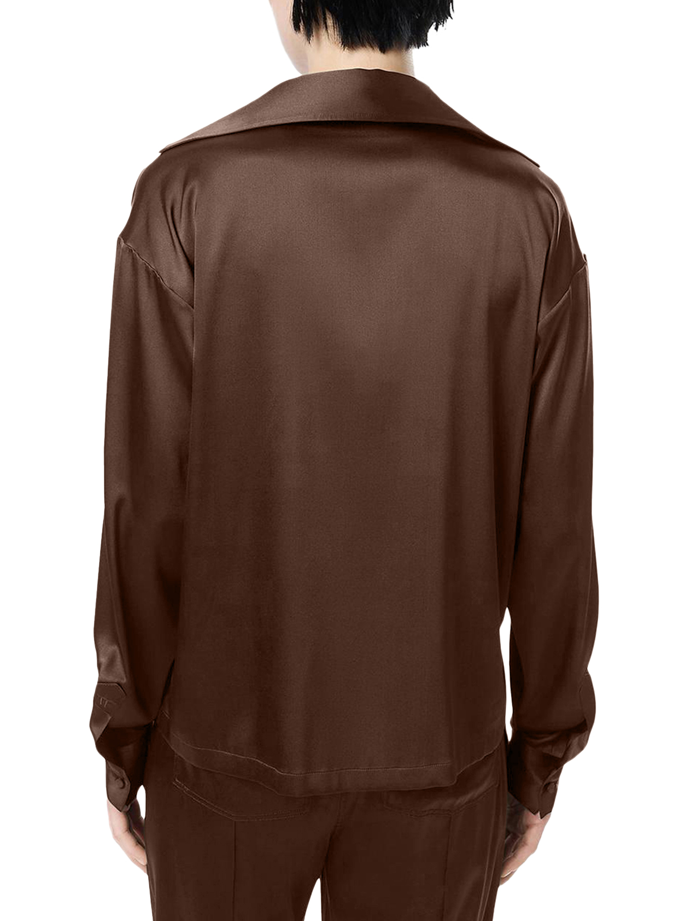 [Tom Ford] Blouse SS26 TS2144FAX881ECD CINNAMON