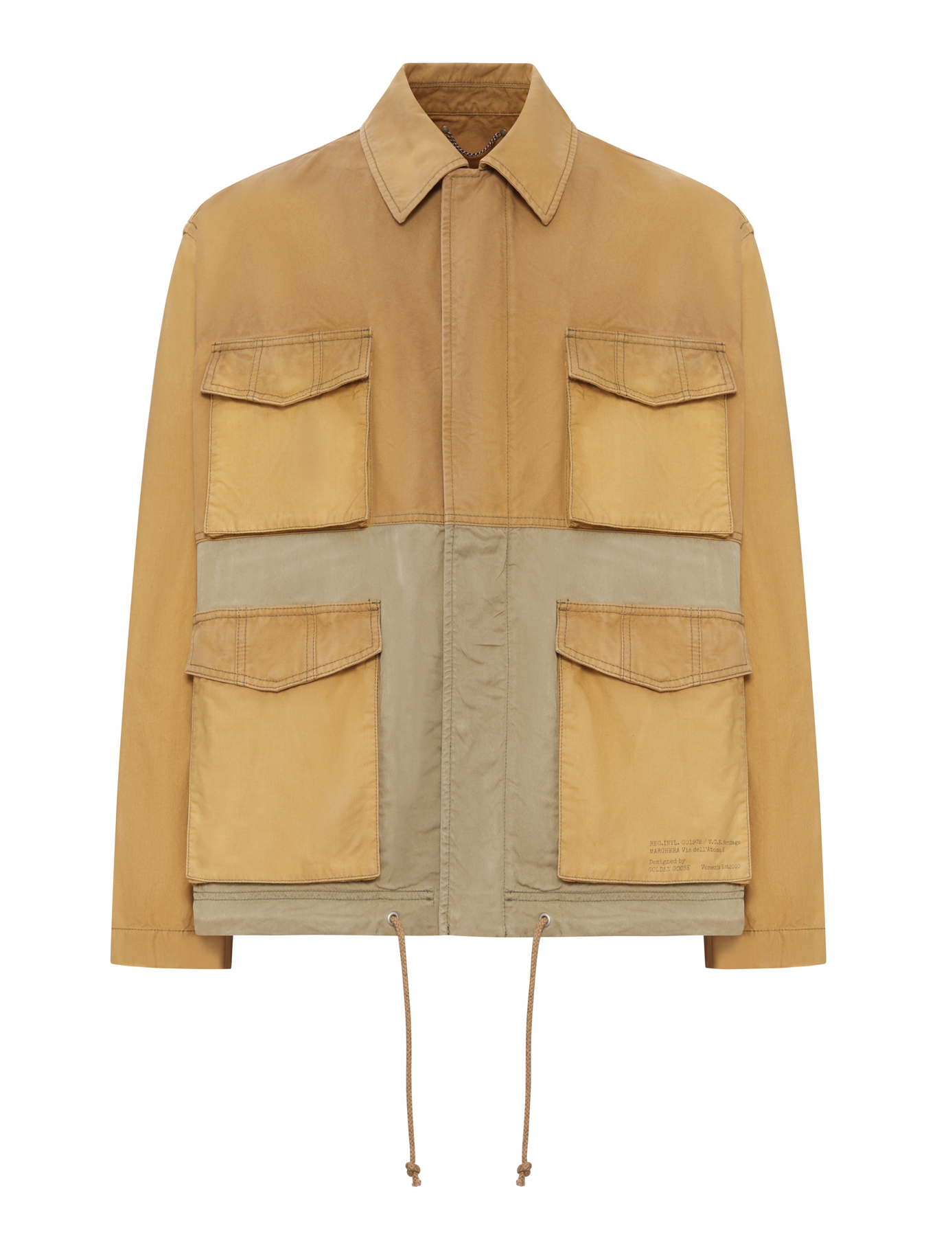 [GOLDEN GOOSE DELUXE BRAND] Jacket SS26 GUP02521P00235255740 BISTRE GOTHIC OLIVE