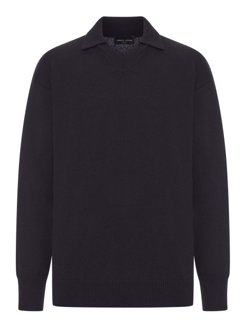 [ROBERTO COLLINA] Knitwear FW26 253M37104M3709 BLACK