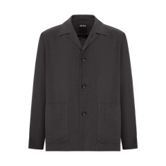 [ZEGNA] Jacket SS26 376C54A31DHAQ07R DK GRY SLD