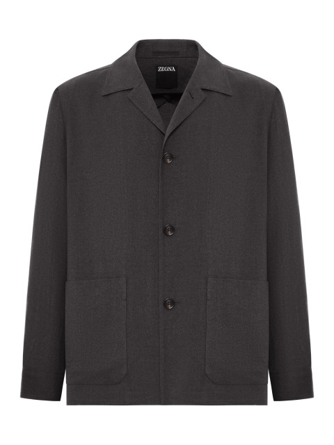 [ZEGNA] Jacket SS26 376C54A31DHAQ07R DK GRY SLD