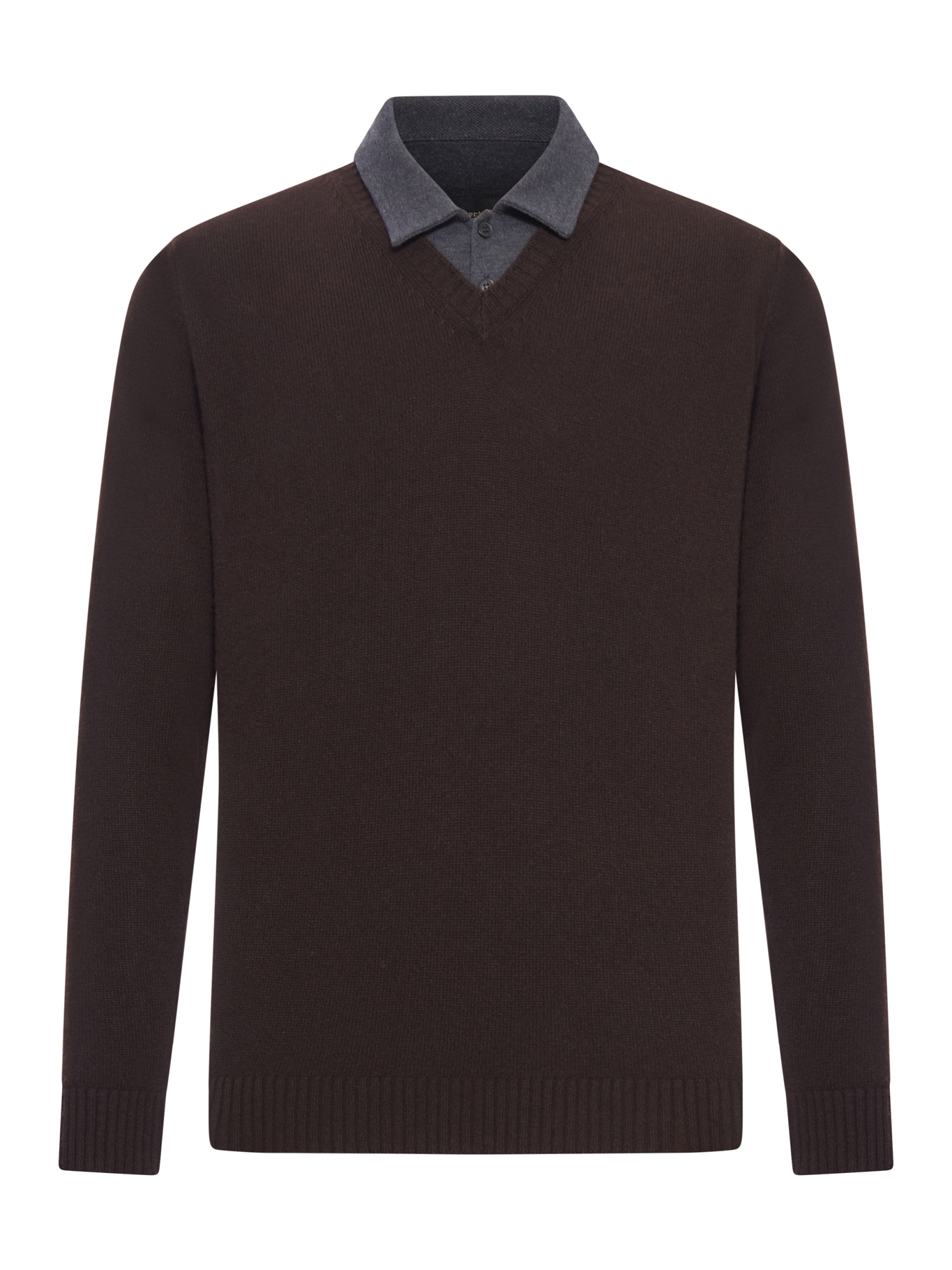 [ROBERTO COLLINA] Knitwear FW26 253M37002SUM37SU07 MORO ANTRA