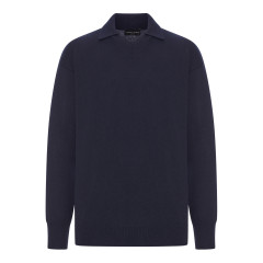 [ROBERTO COLLINA] Knitwear FW26 253M37104M3710 NAVY