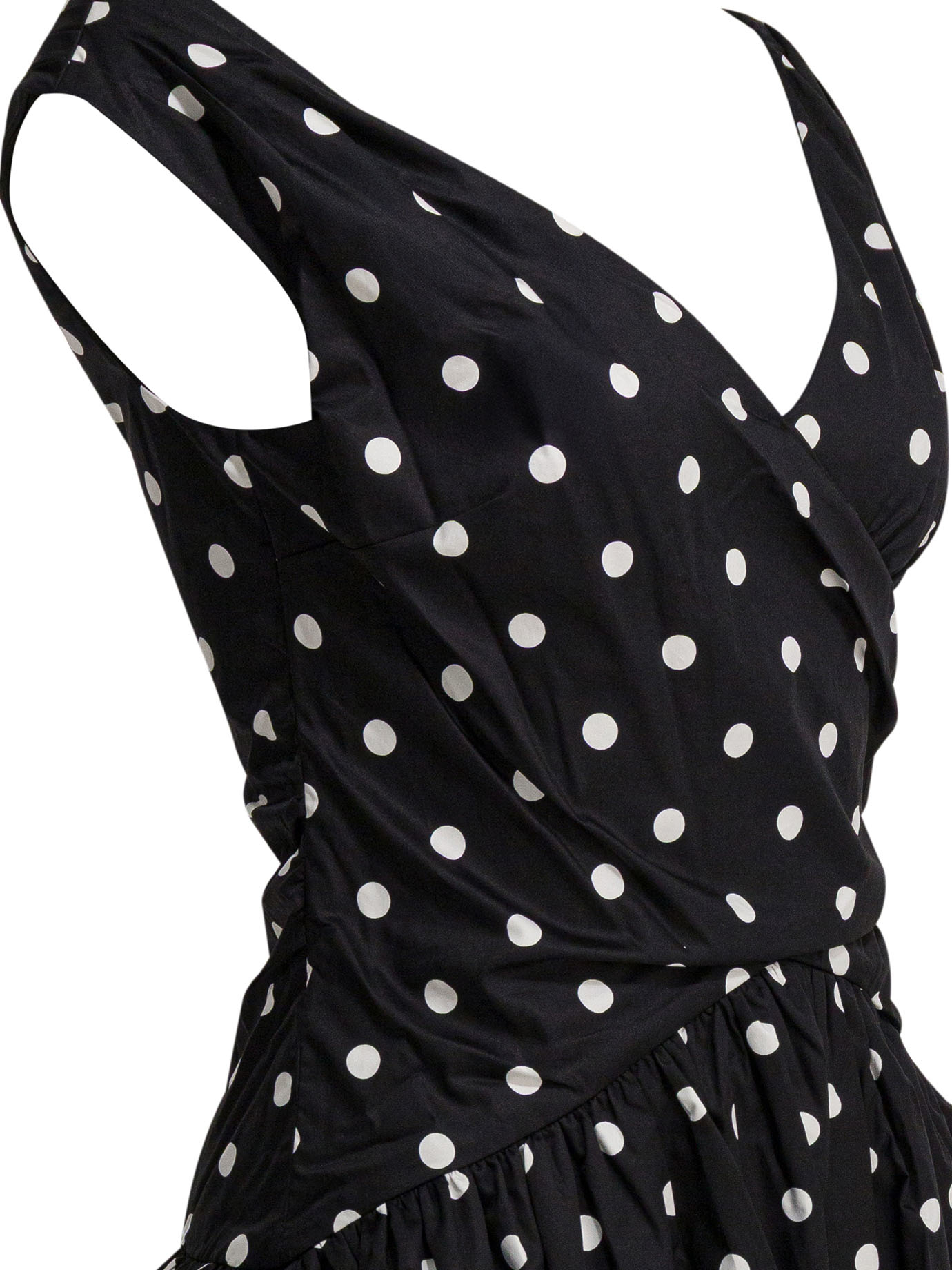[Self-portrait] Sleeveless dress SS26 RS26-209S-BBLACK