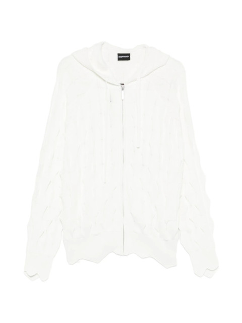 [Madfrenzy] Hoodie SS26 SPIKED  WHITE