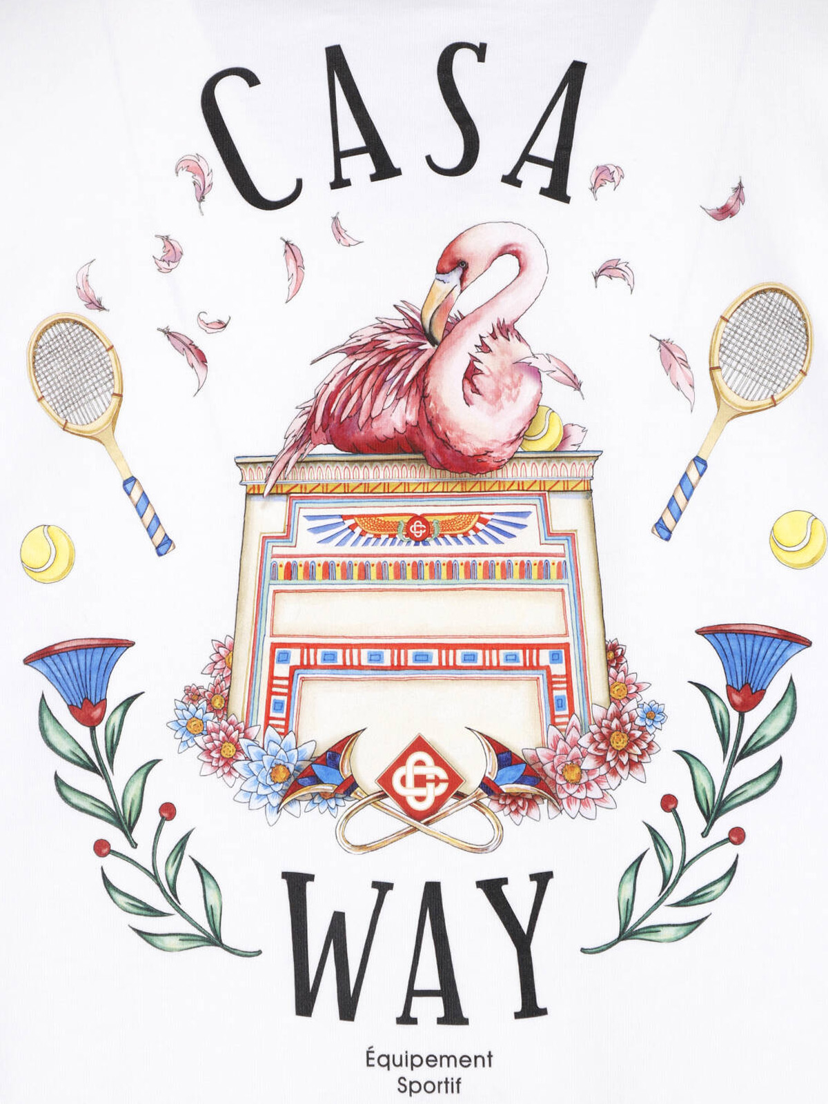 [Casablanca] T-shirts Short Sleeve FW26 M PF26 JTS 001 05CASAWAY