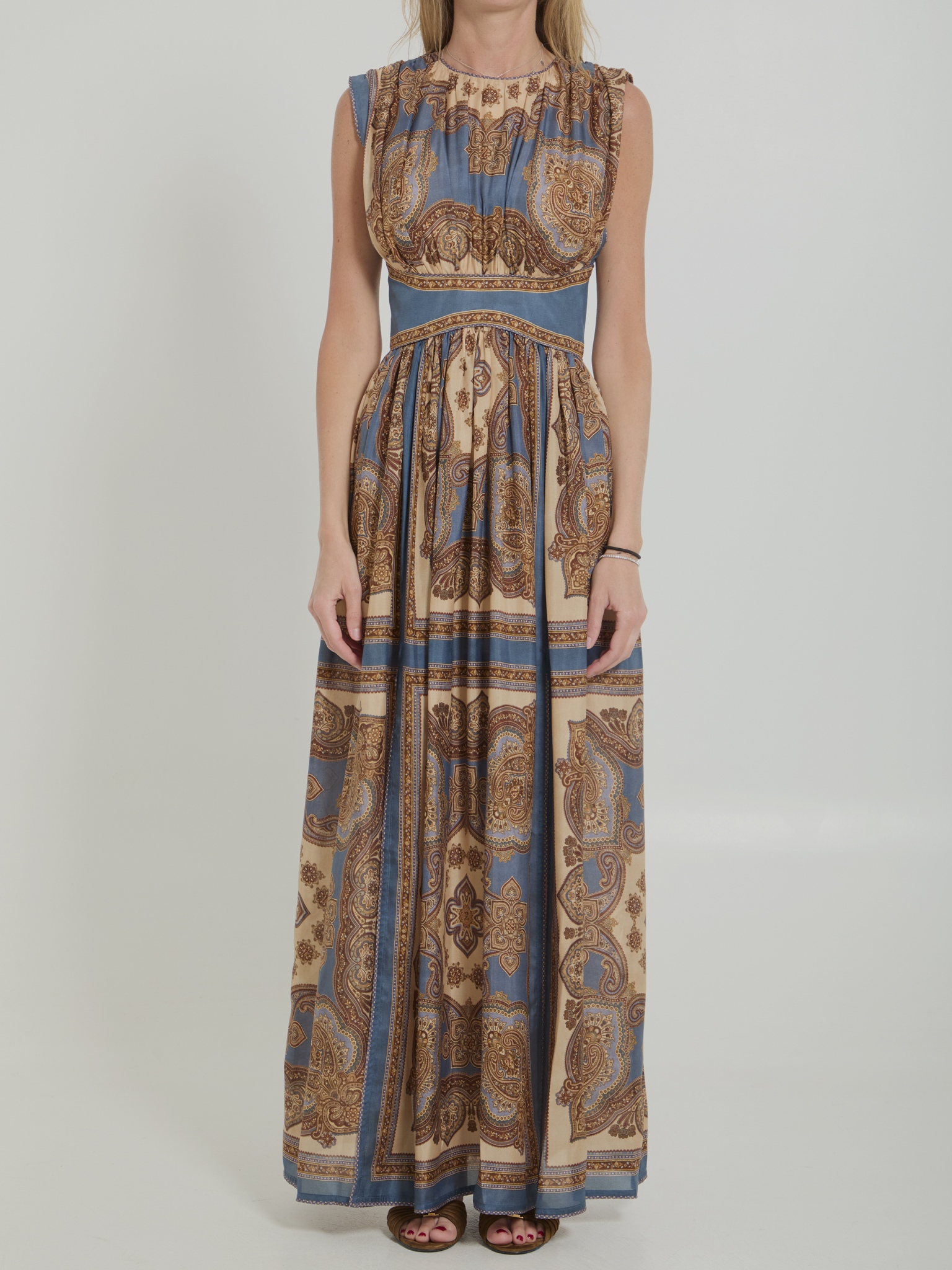 [Zimmermann] Sleeveless dress FW26 5514DSS263__DBPL