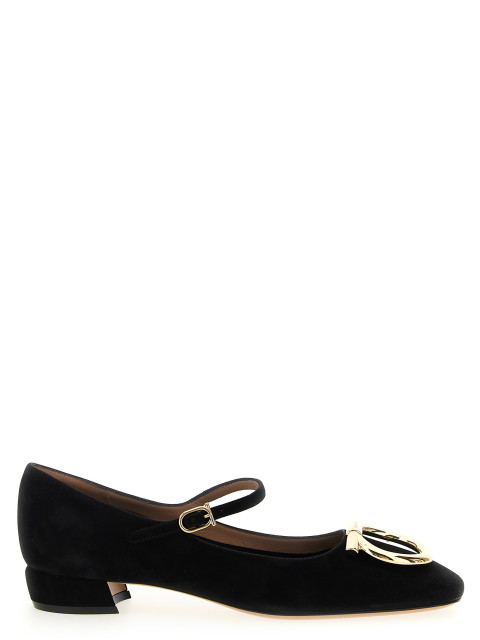 [Ferragamo] Flat shoes FW25 786975NEROAMARETTI