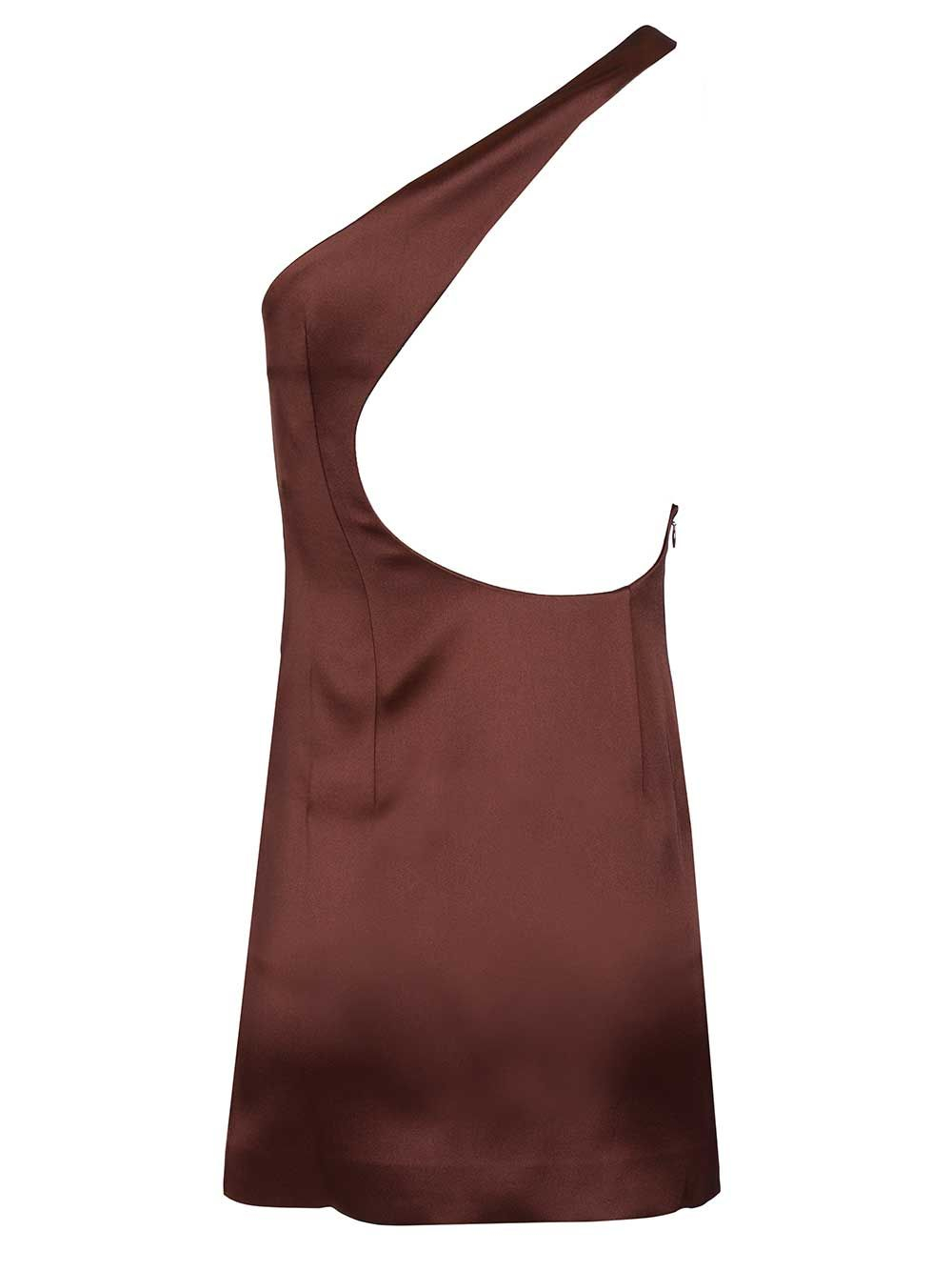 [Self-portrait] Sleeveless dress SS26 SS26-037SB-BRBROWN