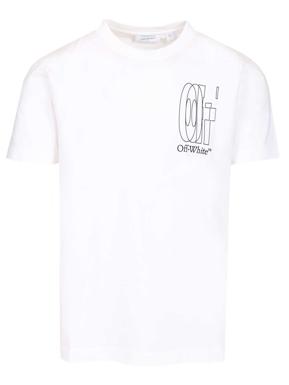 [Off-White] T-shirts Short Sleeve SS26 OMAA027S26JER0031000