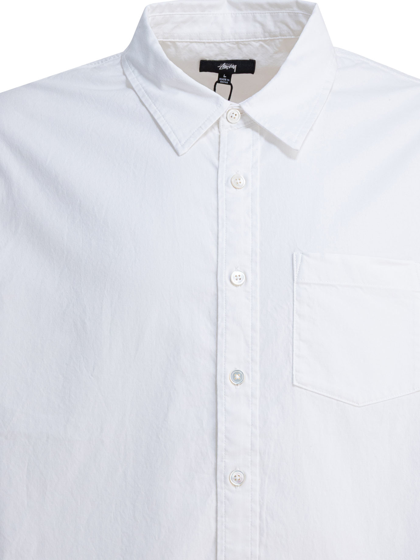 [Stussy] Shirts Long Sleeve FW25 11103641201 WHITE