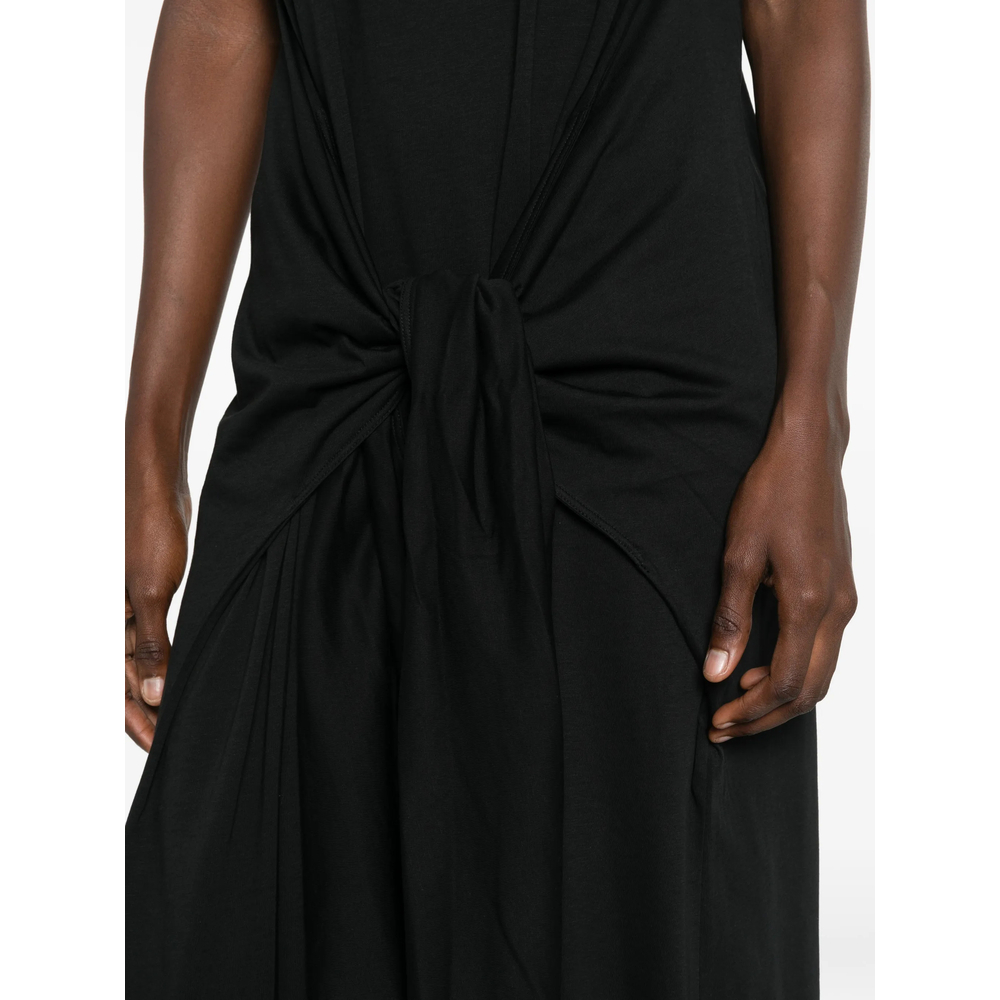 [TOTEME] Sleeveless dress FW26 263-WRD0347 FB0669-001 BLACK