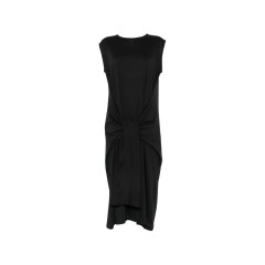 [TOTEME] Sleeveless dress FW26 263-WRD0347 FB0669-001 BLACK
