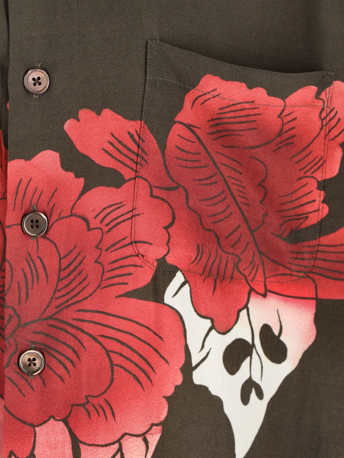 [Our Legacy] Shirts Long Sleeve FW25 M4252AHHELL OF WEEN PRINT