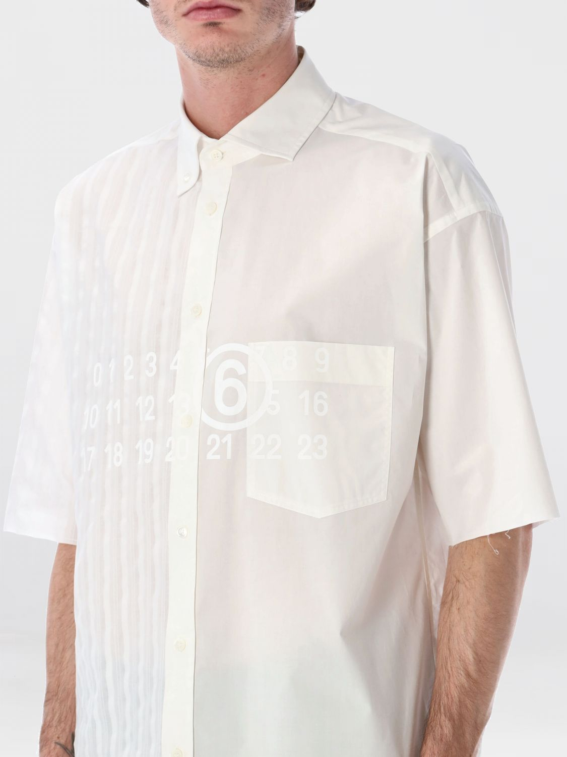 [MM6 Maison Margiela] Shirts Short Sleeve SS26 SH0DR0007MTN135 961