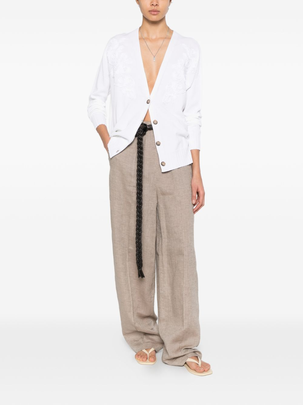 [ERMANNO FIRENZE] Cardigan SS26 D48EN020EP2MF010