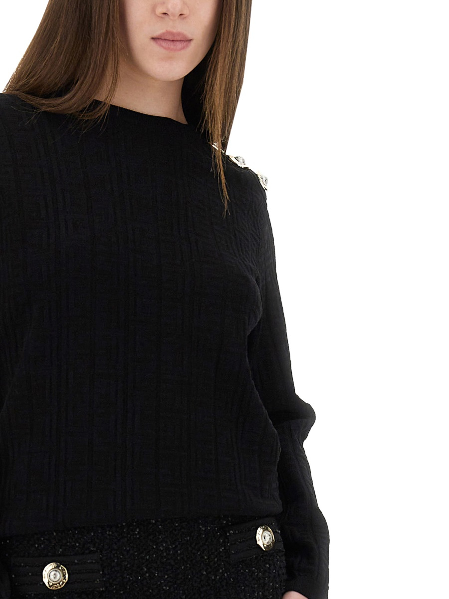[Balmain] Sweatshirt FW25 FF1KD090KI63_0PA