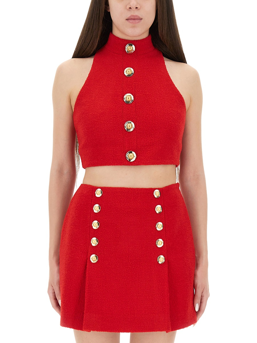 [Balmain] Tank top FW25 FF1AB496WD03_3AC