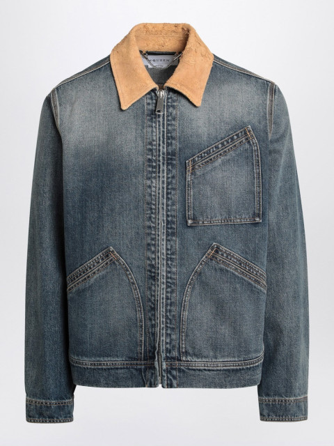 [Alexander McQueen] Denim jacket SS25 809777QTACM