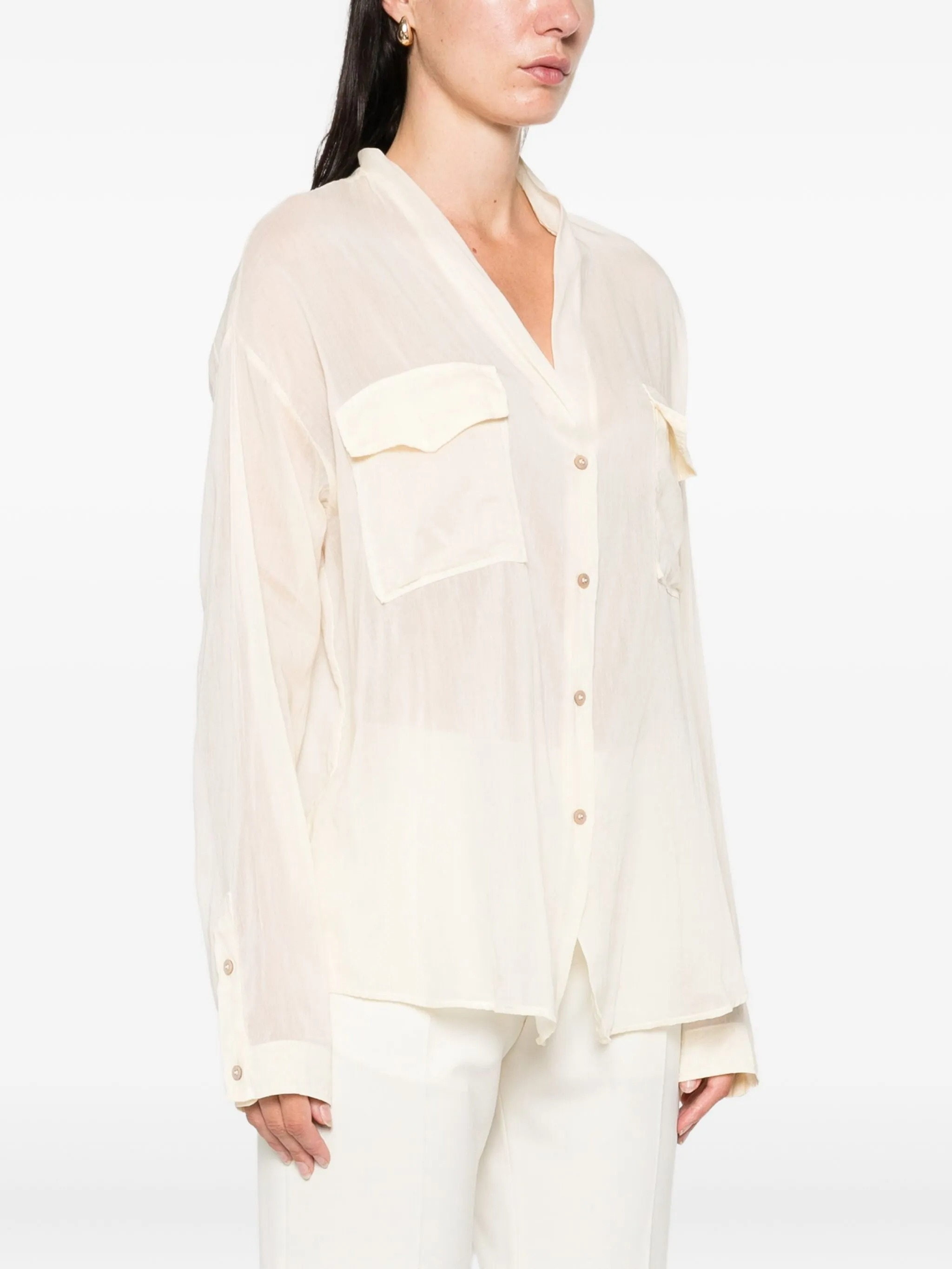 [Forte Forte] Shirts Long Sleeve FW25 14120MYSHIRT