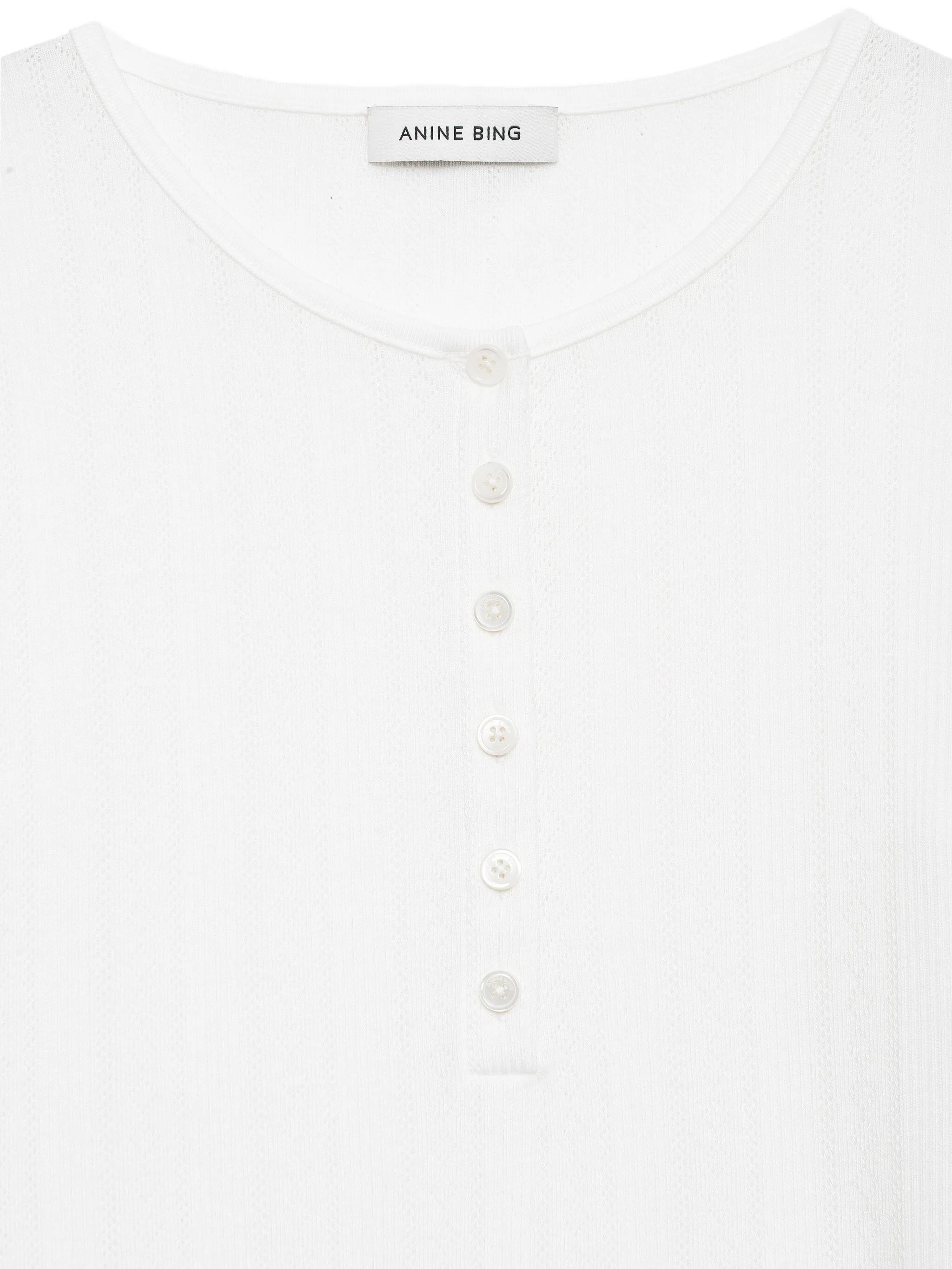 [Anine Bing] T-shirts Long Sleeve FW25 A0811225OFW26