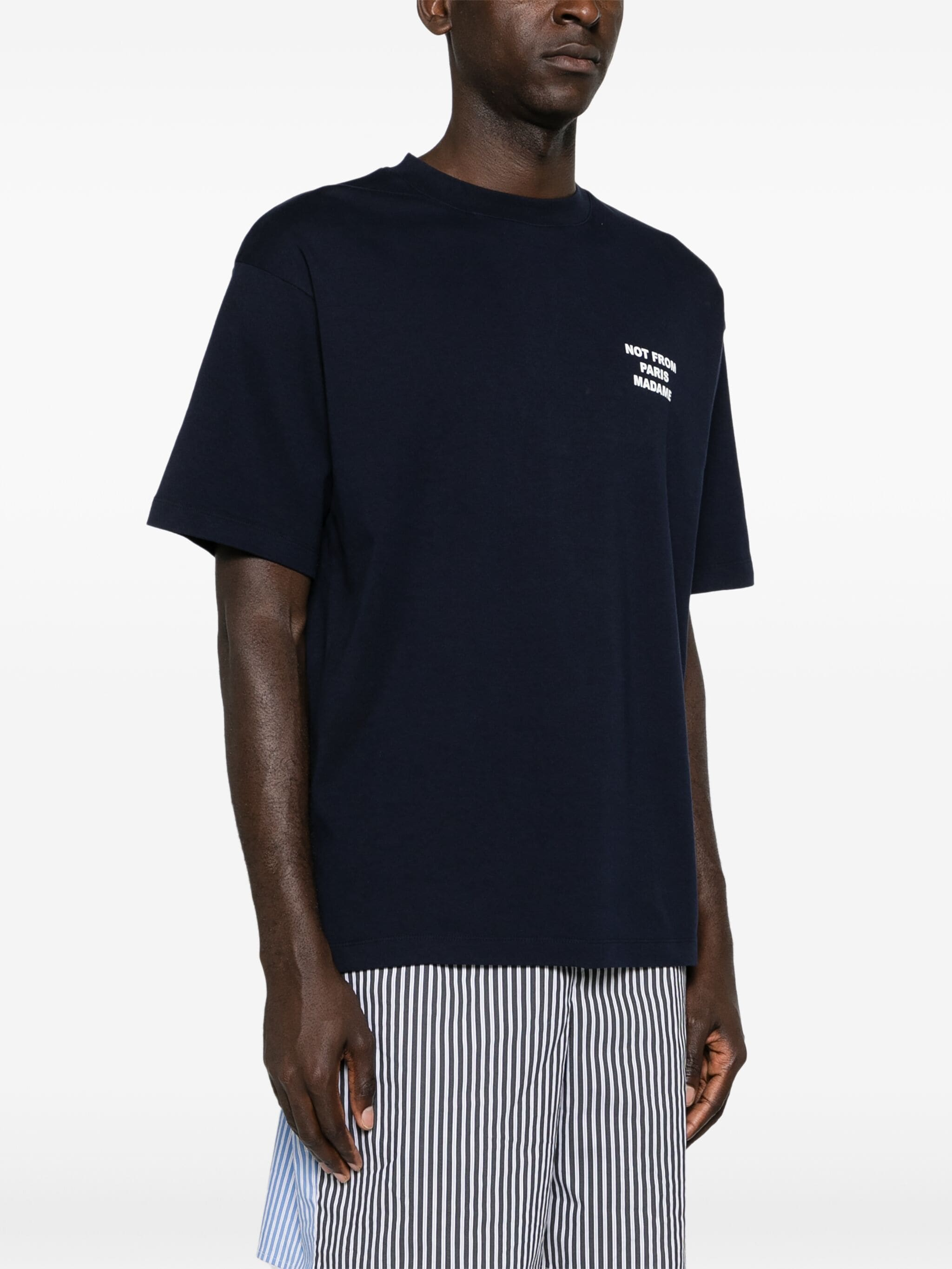 [DROLE DE MONSIEUR] T-shirts Short Sleeve FW25 PERMTS203CO002NY