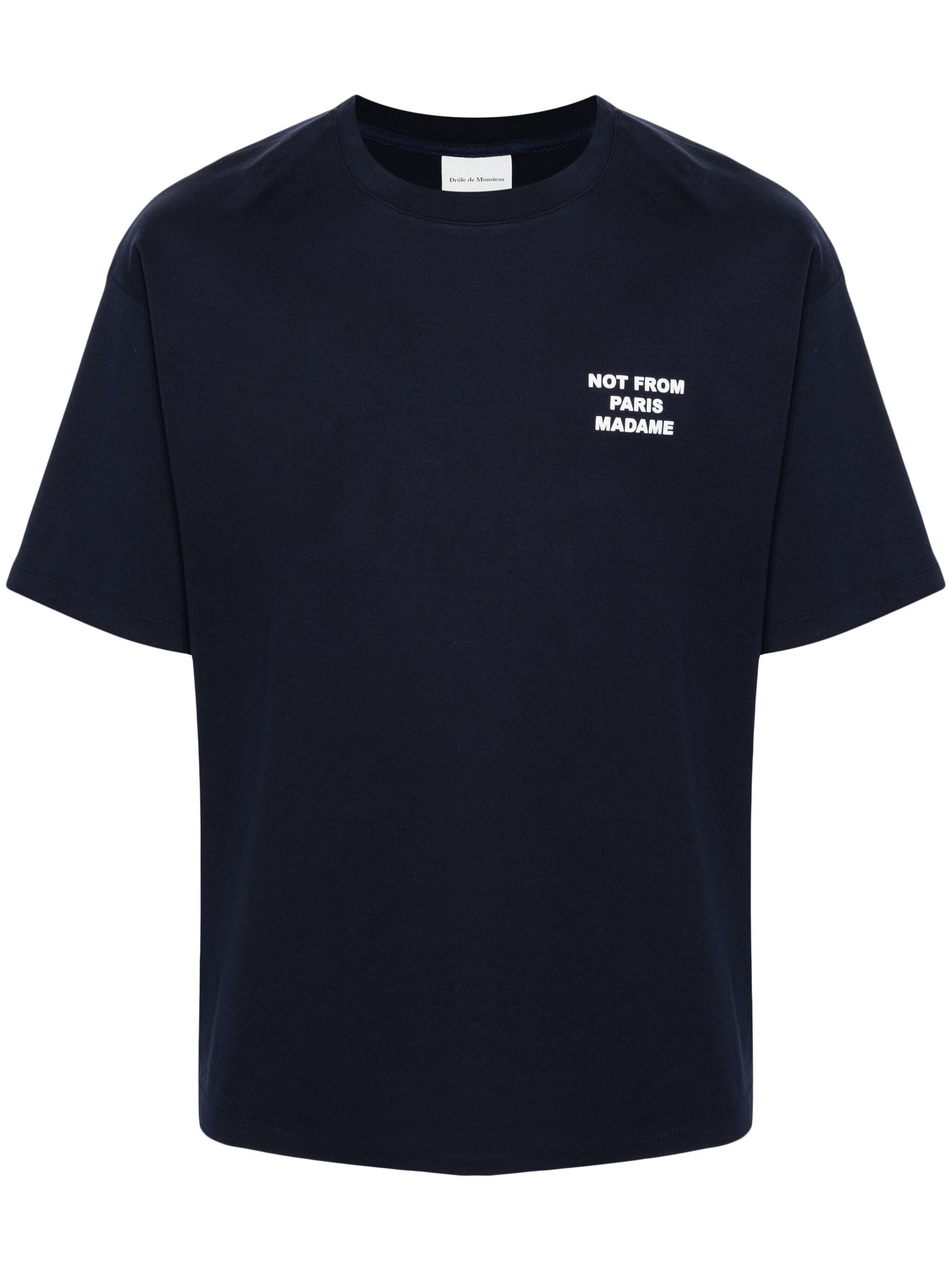 [DROLE DE MONSIEUR] T-shirts Short Sleeve FW25 PERMTS203CO002NY