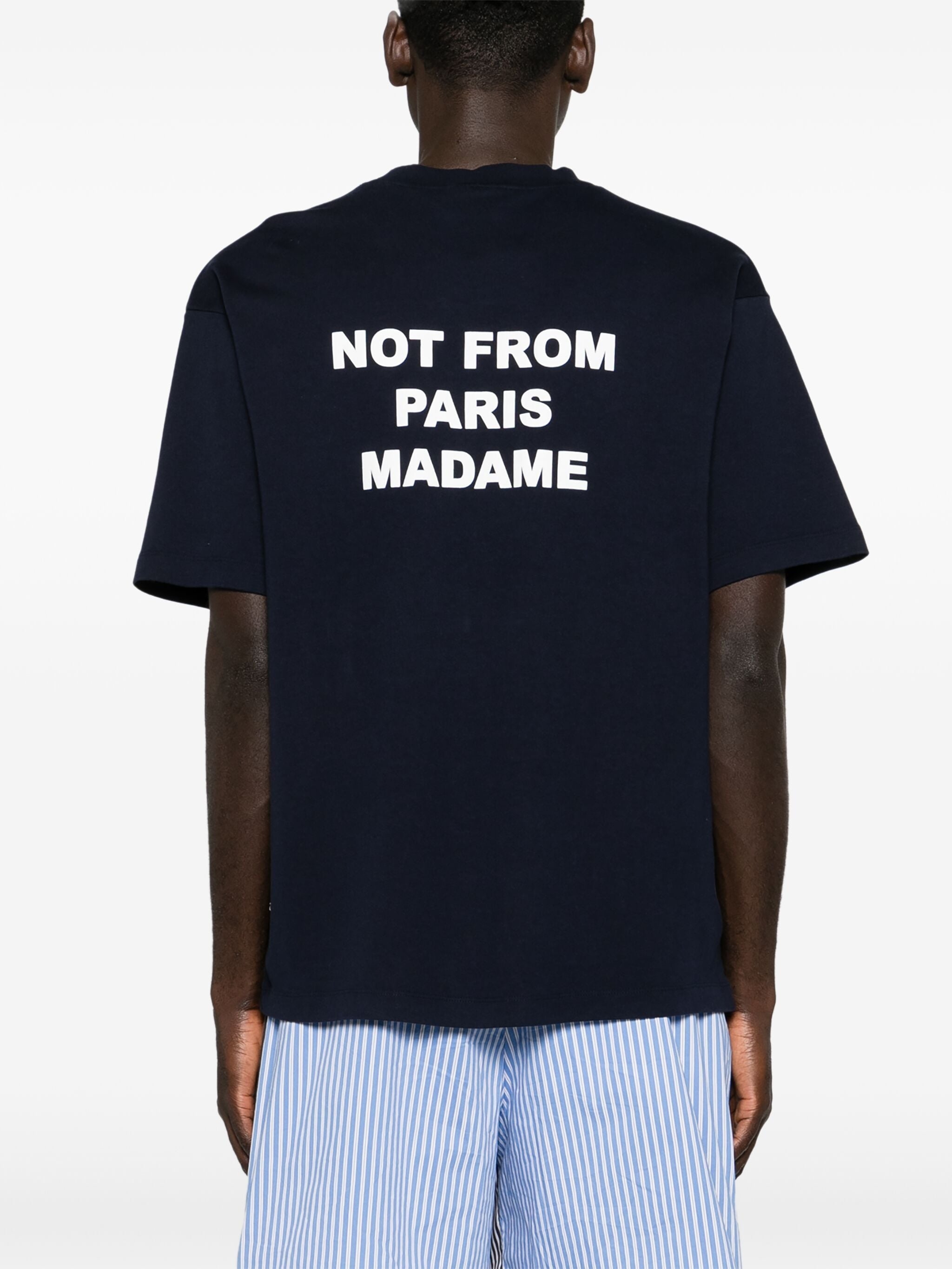 [DROLE DE MONSIEUR] T-shirts Short Sleeve FW25 PERMTS203CO002NY