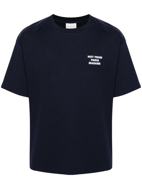 [DROLE DE MONSIEUR] T-shirts Short Sleeve FW25 PERMTS203CO002NY