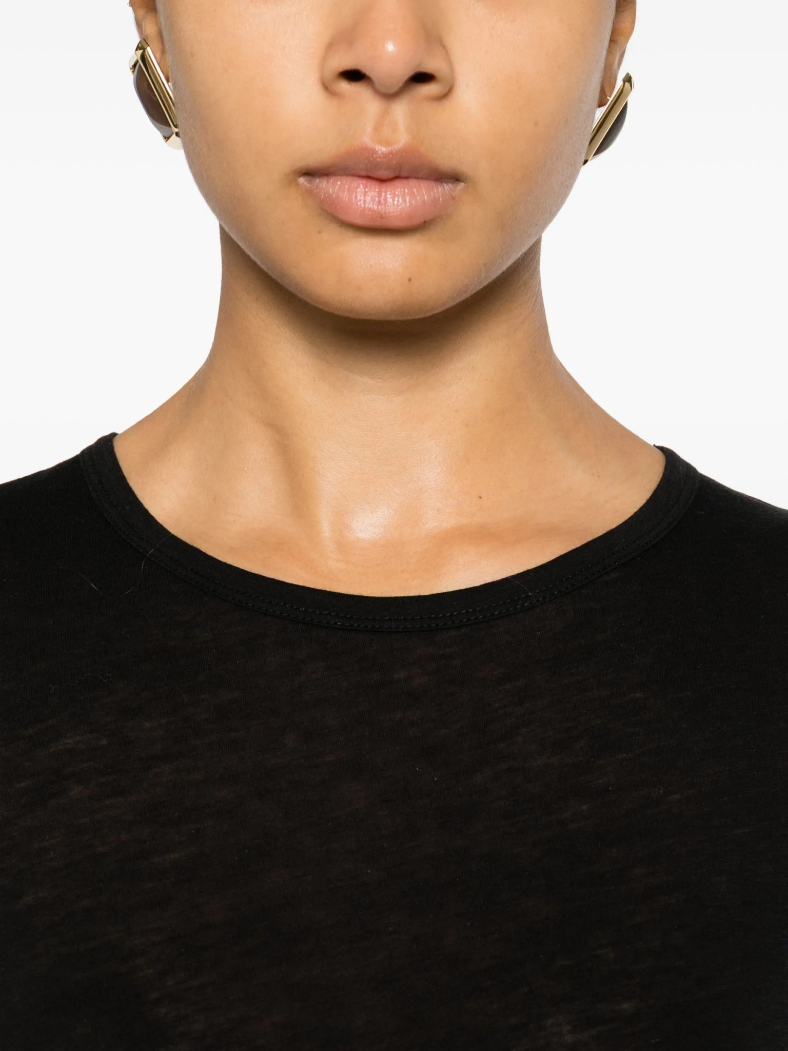 [Anine Bing] T-shirts Short Sleeve FW25 A0811500BLK26