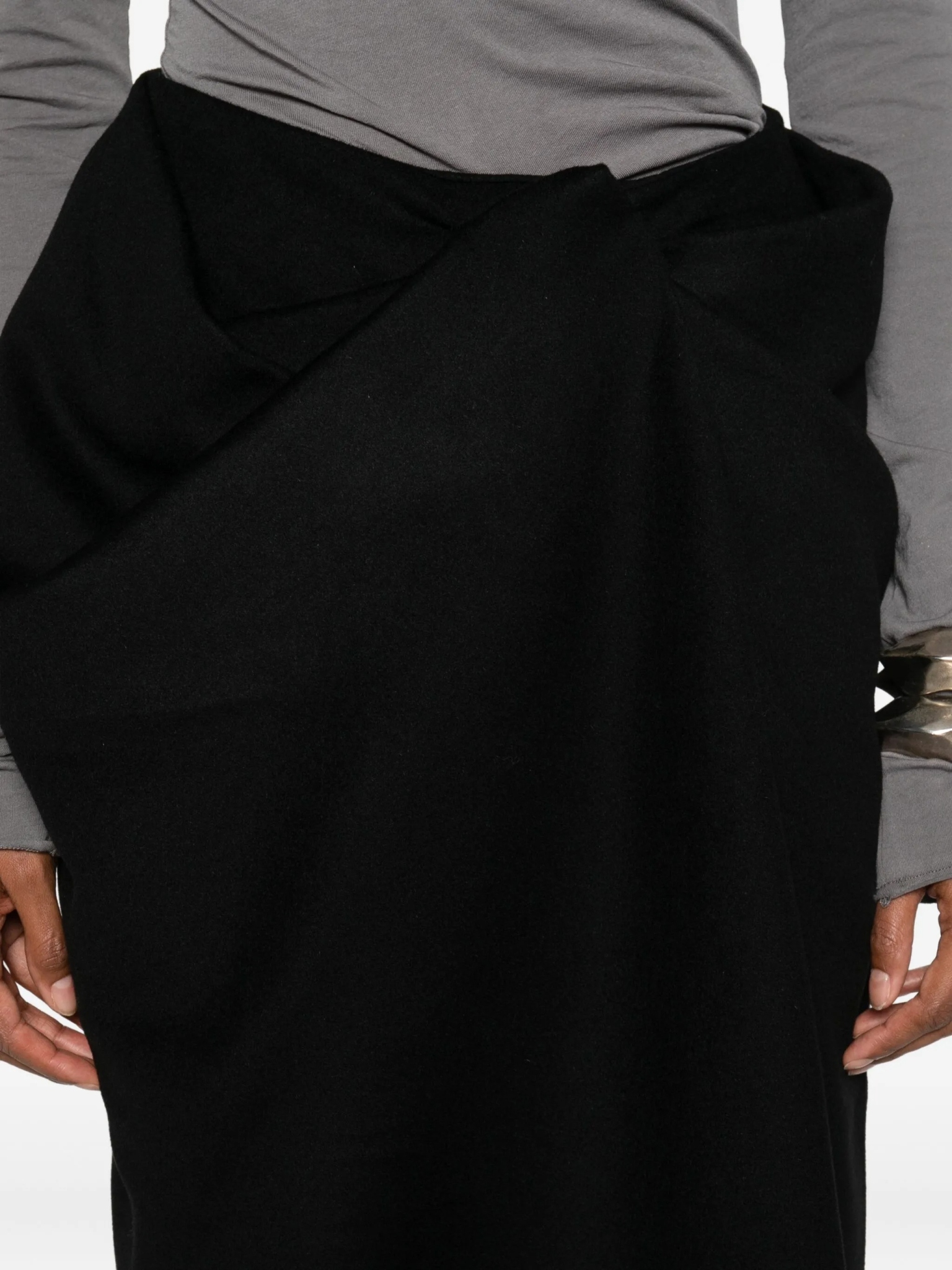 [Entire Studios] Midi skirt FW25 ESWW257015BW