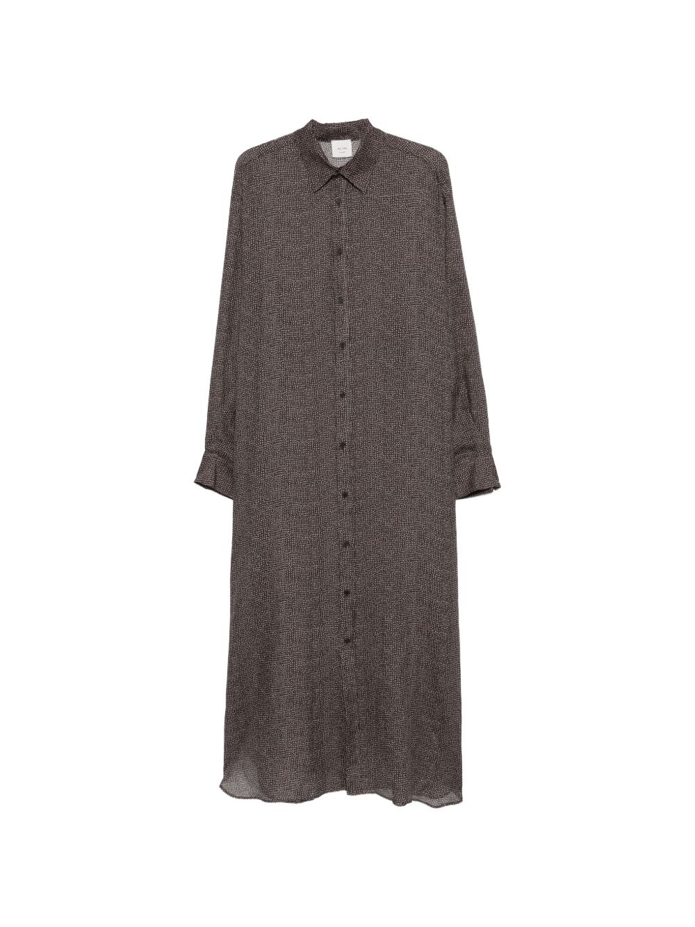 [Alysi] Long sleeve dress SS26 116362P6212FUME