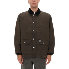 [OBEY] Jacket FW25 121800606_BLACKOLIVEFADEDWASH
