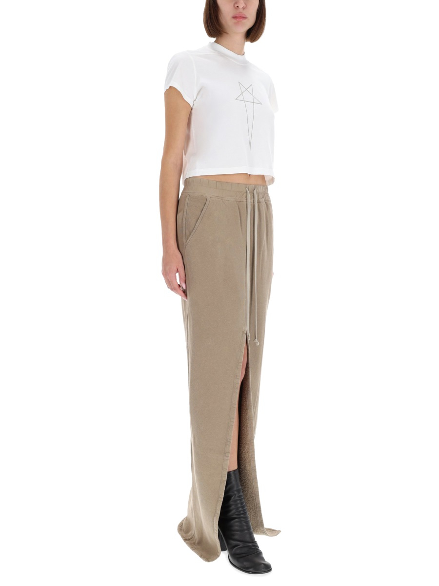 [RICK OWENS DRKSHDW] Long skirt FW25 DS02E7333_FSL88