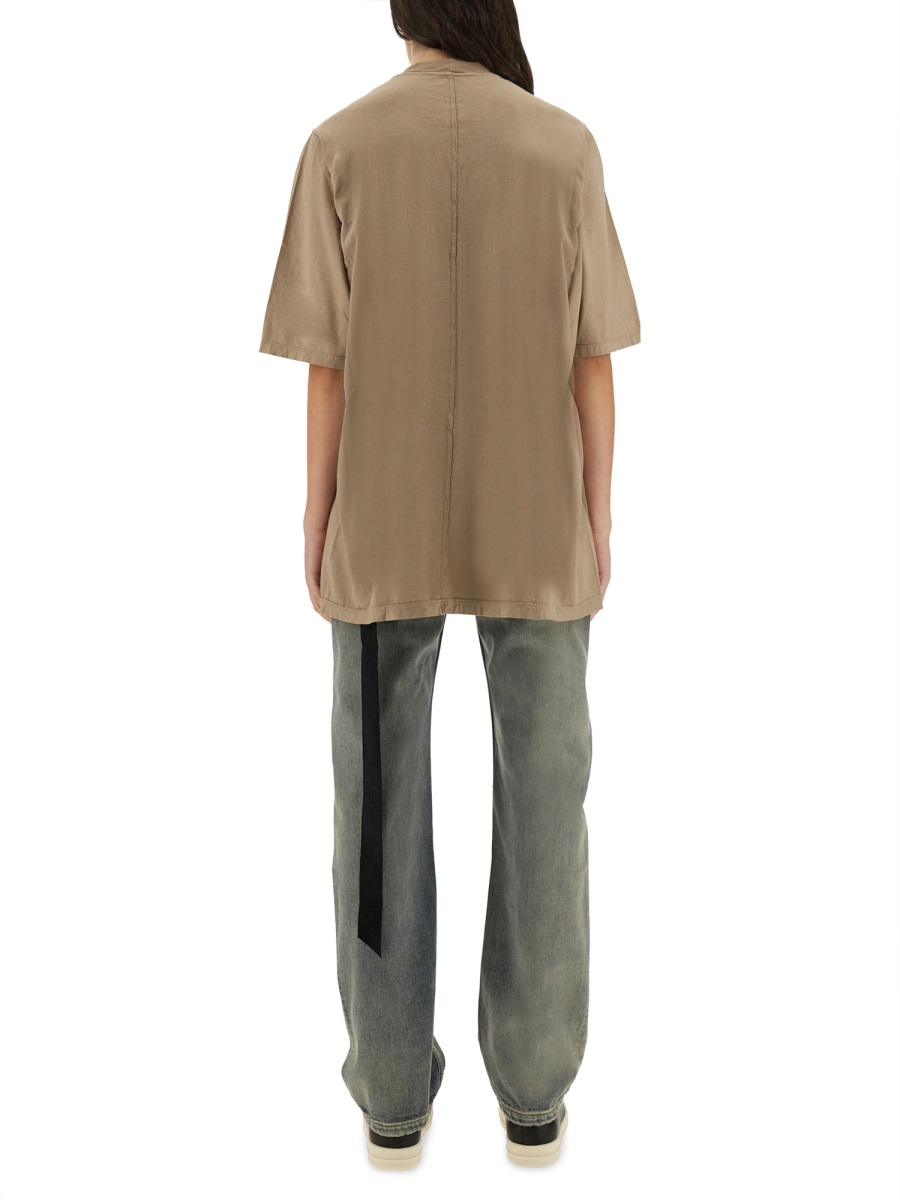 [RICK OWENS DRKSHDW] T-shirts Short Sleeve FW25 DS02E7204_RN88