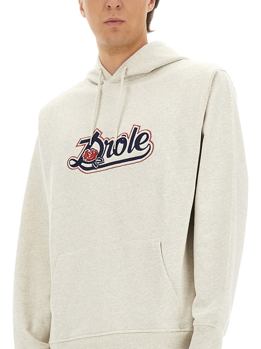[DROLE DE MONSIEUR] Hoodie FW25 HO189_CO127HEATHERGREY