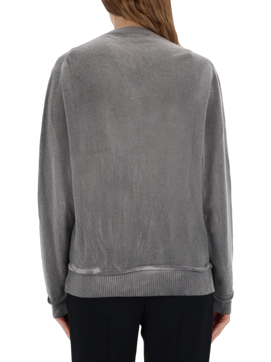 [Our Legacy] Cardigan FW25 W4253DG_GREYSPRAYDYECHERUBWOOL