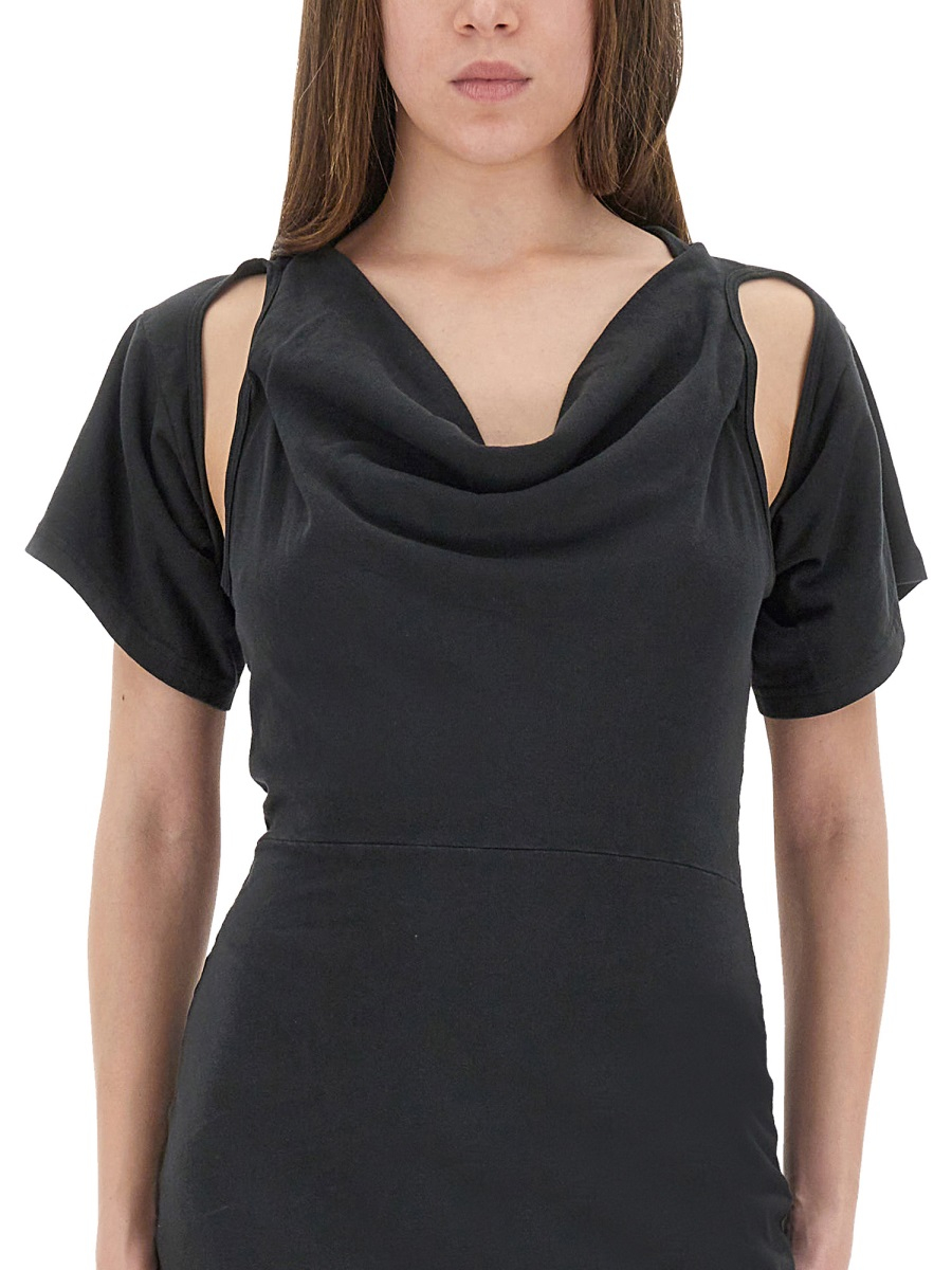 [ALEXANDERWANG.T] Short sleeve dress FW25 4CC3256775_001