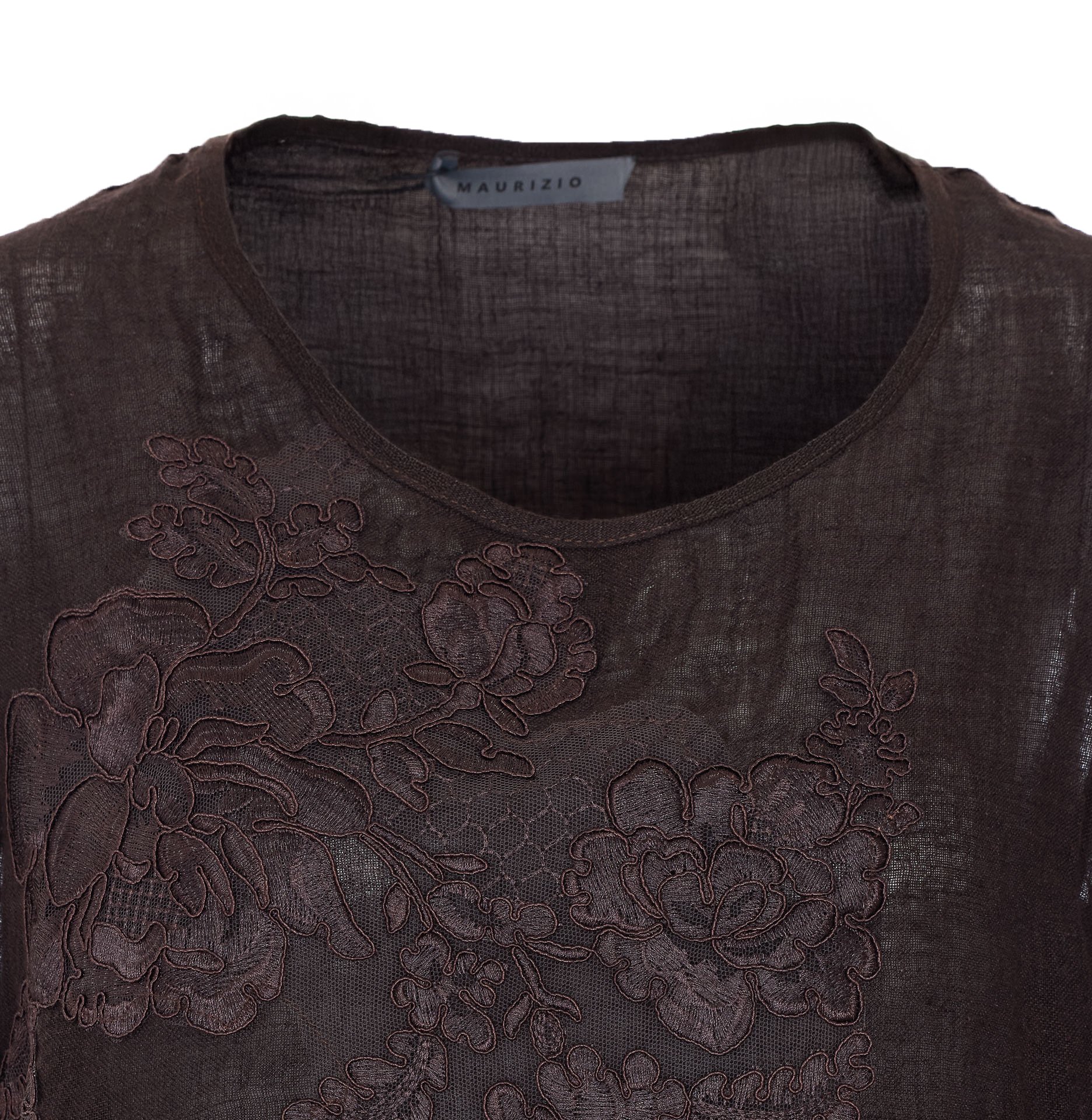 [Maurizio] Shirts Long Sleeve SS26 W08221081CHOCOLATE