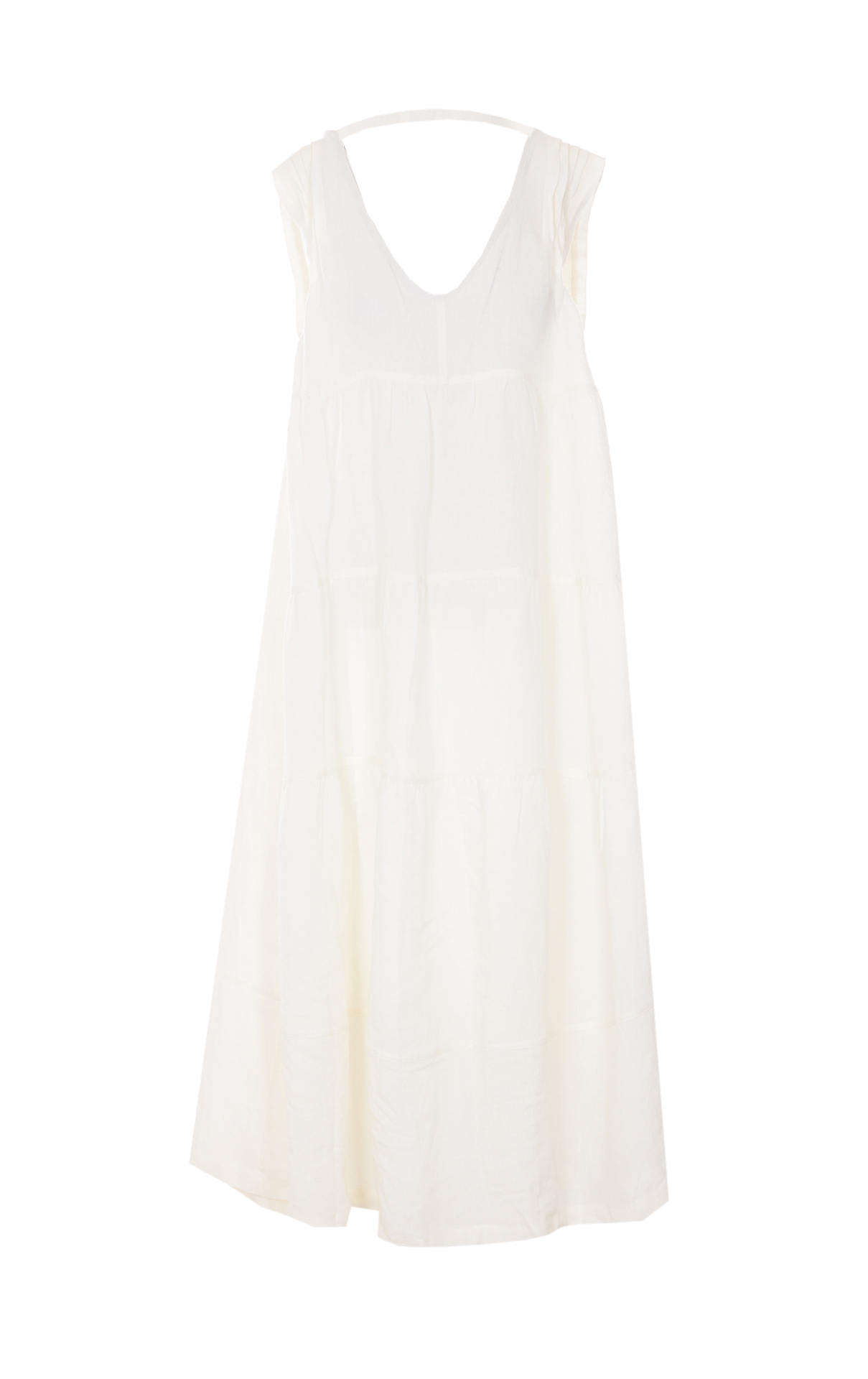 [Maurizio] Sleeveless dress SS26 W0616088122WHITE