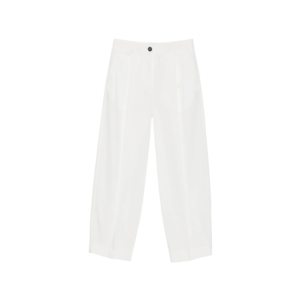 [TOTEME] Trousers FW26 263-WRB0417 FB0490-047 WHITE