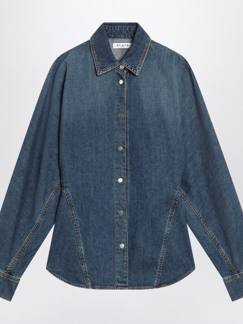 [Alaia] Shirts Long Sleeve FW25 AA9C0988D004BDE